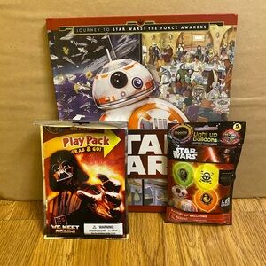Star Wars The Force Awakens Picture Book, Coloring Book, And LED Party Balloons